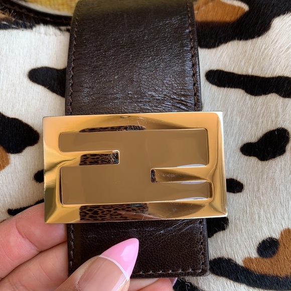 FENDI leopard print shoulder bag - Picture 11 of 14